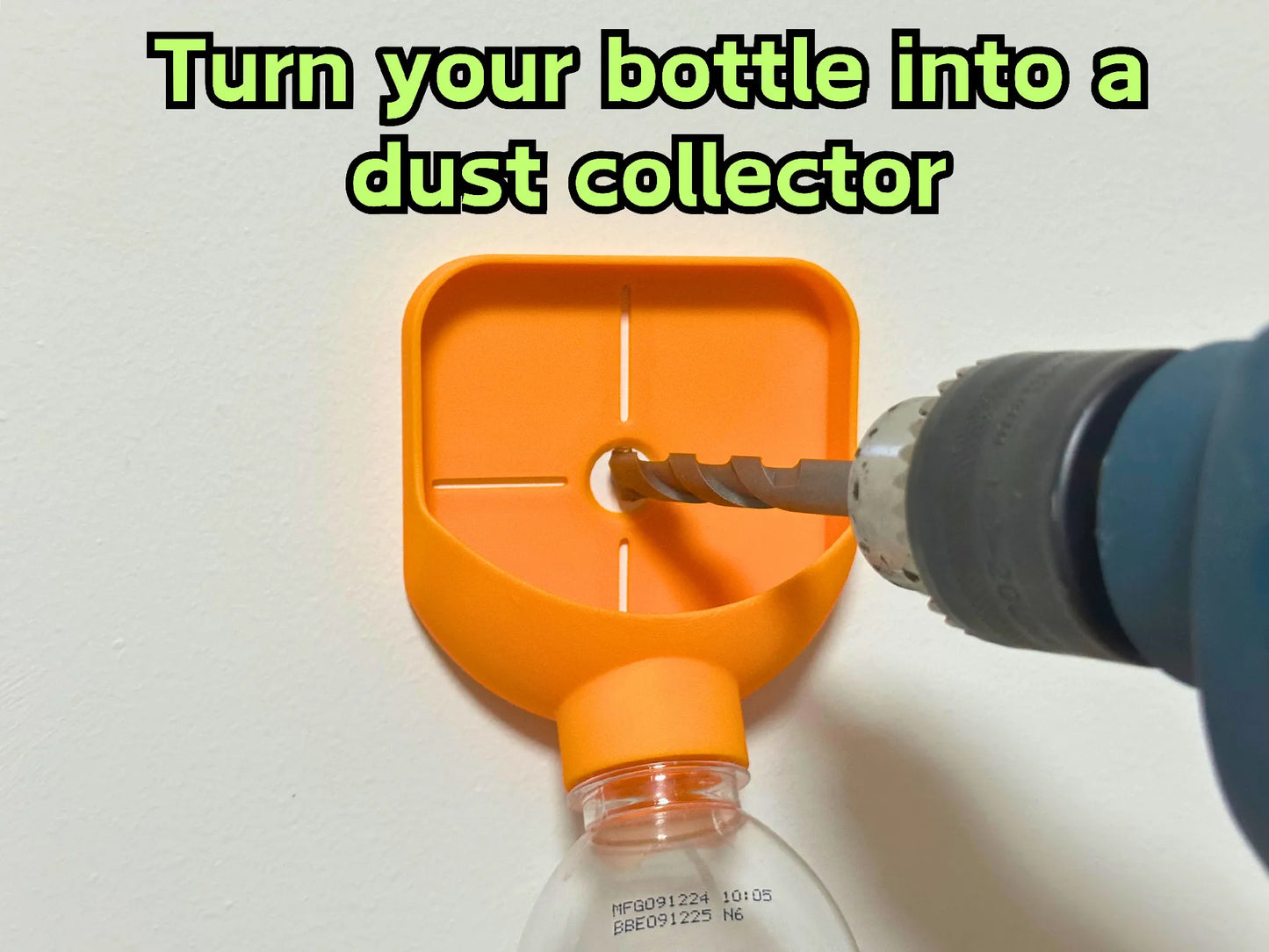 Boorstofvanger – 3D-geprint – Handig doe-het-zelfgereedschap