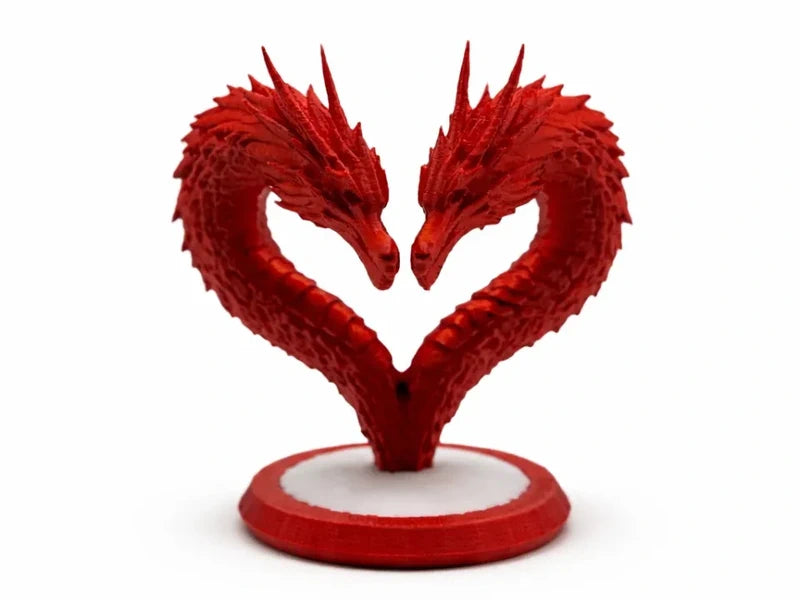 🐉 Hart van Draken – Fantasiebeeldhouwwerk ❤️