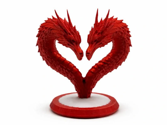 🐉 Hart van Draken – Fantasiebeeldhouwwerk ❤️