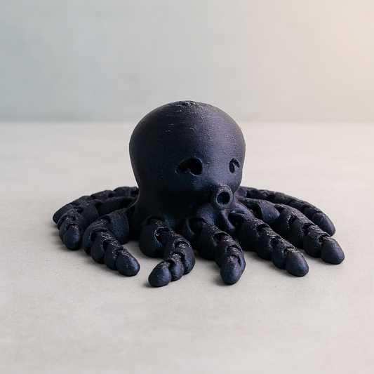 Schattige flexibele octopus