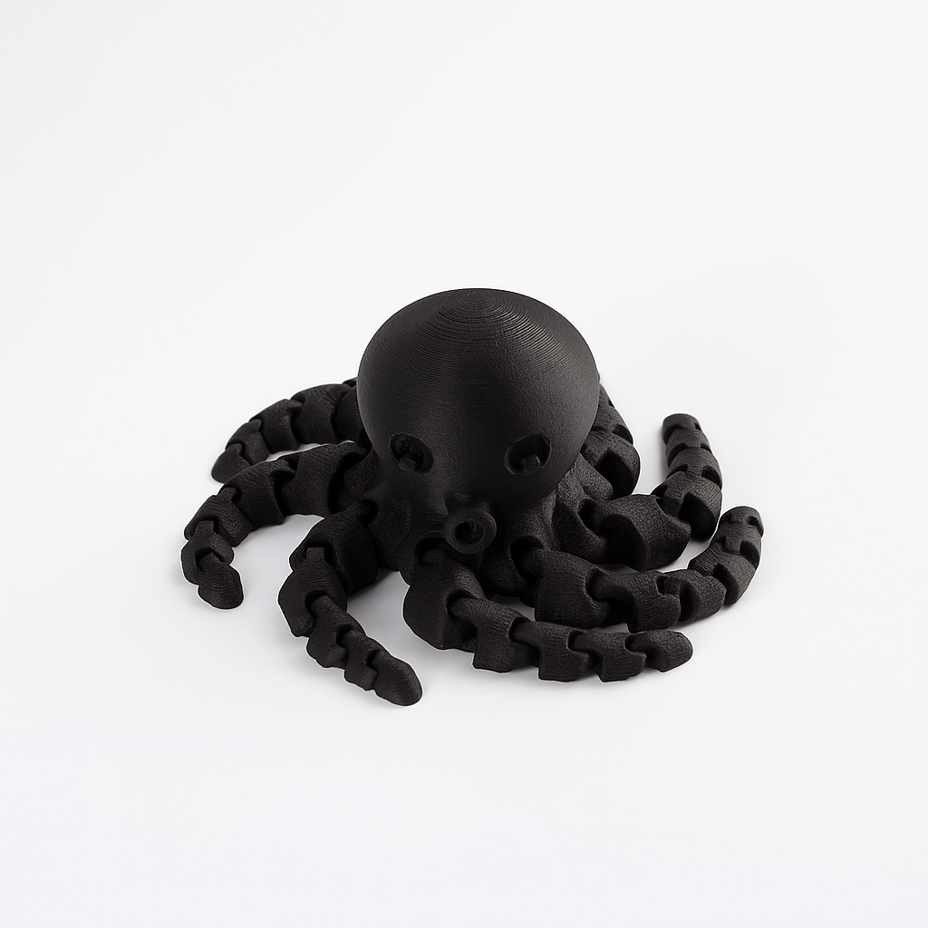 Schattige flexibele octopus