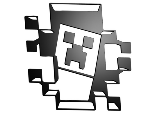 Minecraft Creeper Muurkunst - Gamer Decoratie